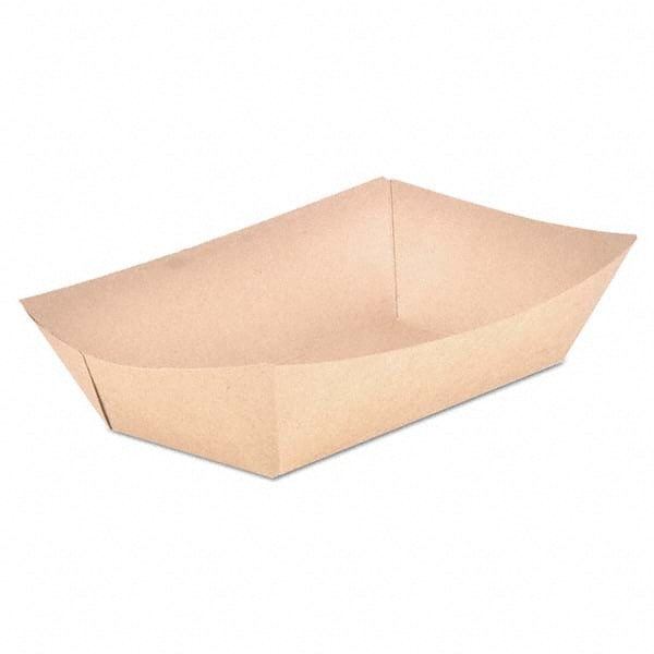 SCT - Food Trays, Paperboard, Brown Kraft, 5-Lb Capacity, 500/Carton - Exact Industrial Supply