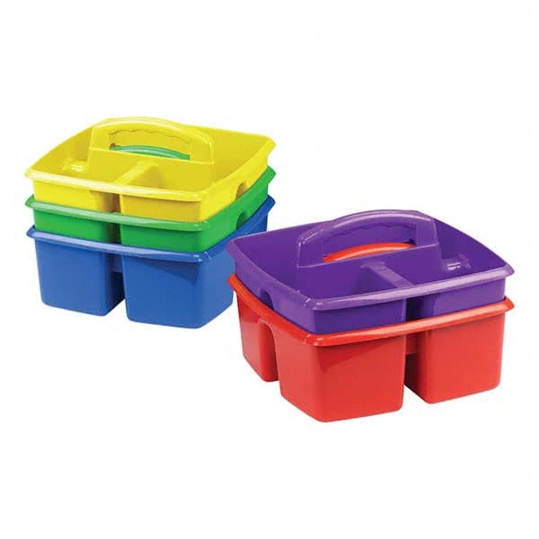 Storex - Compartment Storage Boxes & Bins Type: Art Caddie Number of Compartments: 3.000 - Exact Industrial Supply