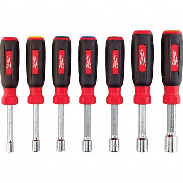 Milwaukee Tool - Nutdriver Sets Tool Type: Magnetic Tip Nutdriver Set System of Measurement: Inch - Exact Industrial Supply