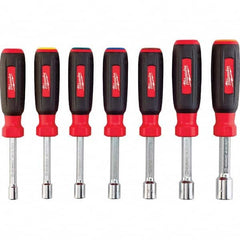 Milwaukee Tool - Nutdriver Sets Tool Type: Magnetic Tip Nutdriver Set System of Measurement: Inch - Exact Industrial Supply