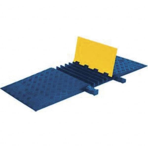 Checkers - On Floor Cable Covers Cover Material: Polyurethane Number of Channels: 5 - Exact Industrial Supply