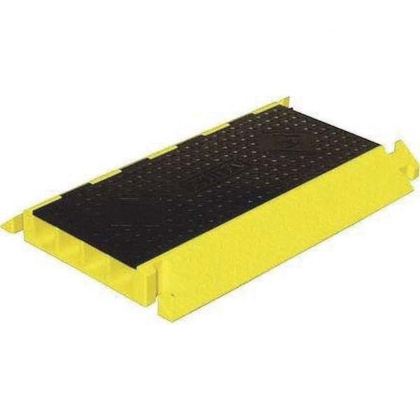 Checkers - On Floor Cable Covers Cover Material: Polyurethane Number of Channels: 4 - Exact Industrial Supply