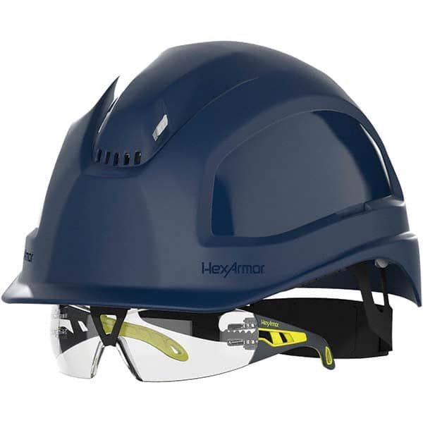 HexArmor - ANSI Type I Class C 6-Point Ratchet Short Brim Hard Hat - Exact Industrial Supply