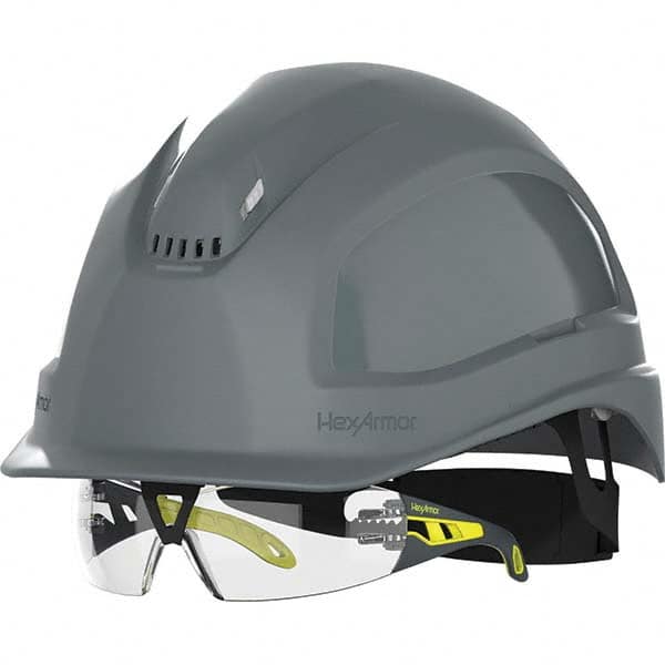 HexArmor - ANSI Type I Class C 6-Point Ratchet Short Brim Hard Hat - Exact Industrial Supply