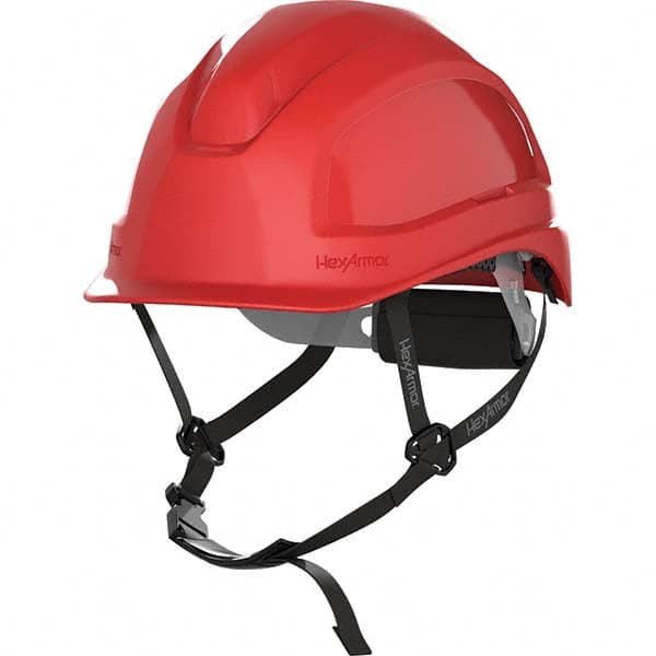 HexArmor - ANSI Type I Class C 4-Point Ratchet Short Brim Hard Hat - Exact Industrial Supply