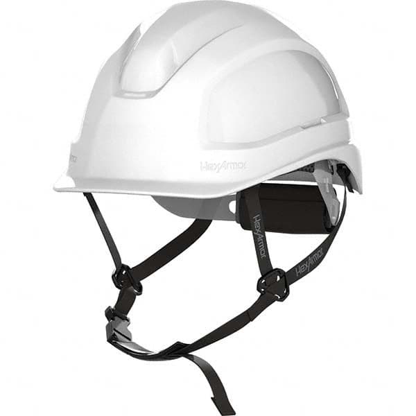 HexArmor - ANSI Type I Class C 4-Point Ratchet Short Brim Hard Hat - Exact Industrial Supply