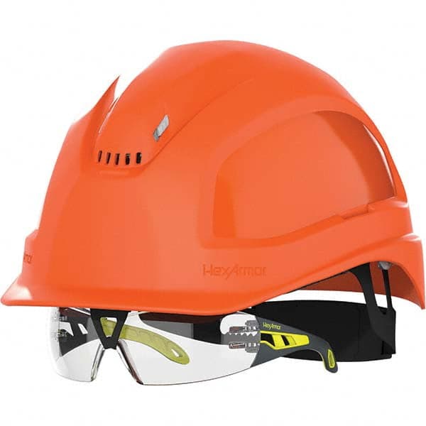 HexArmor - ANSI Type I Class C 6-Point Ratchet Short Brim Hard Hat - Exact Industrial Supply