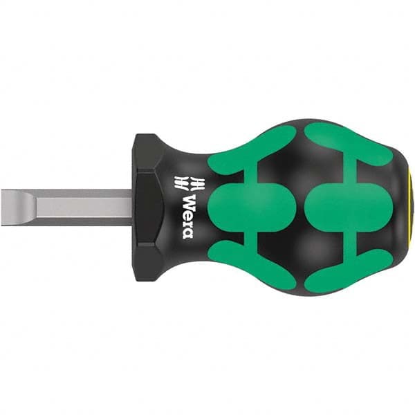 Wera - Slotted Screwdrivers Tool Type: Stubby Overall Length Range: 3" - 6.9" - Exact Industrial Supply