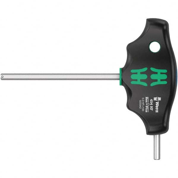 Hex Drivers; Fastener Type: Hex-Plus; System of Measurement: Metric; Hex Size (mm): 5.000; Overall Length Range: 4″ - 6.9″; Handle Length: 49 mm; Handle Diameter: 99 mm; Features: Fatigue-Free Working; Extremely High Torques Due to the Leverage of the Lon