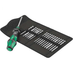 Wera - Screwdriver Bit Sets Type: Bit Set Drive Size: 1/4 (Inch) - Exact Industrial Supply