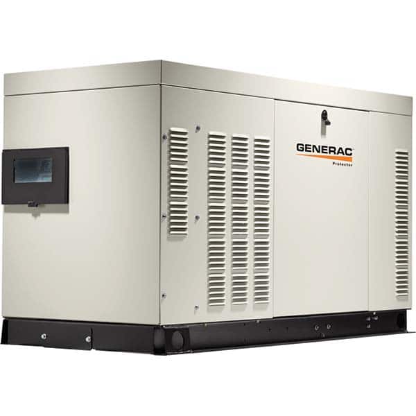 Generac Power - Standby Power Generators Generator Type: Liquid Cooled without Transfer Switch Fuel Type: Natural Gas; Liquid Propane (LP) - Exact Industrial Supply