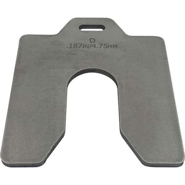 Maudlin Products - Metal Shim Stock Type: Slotted Shim Material: Stainless Steel - Exact Industrial Supply
