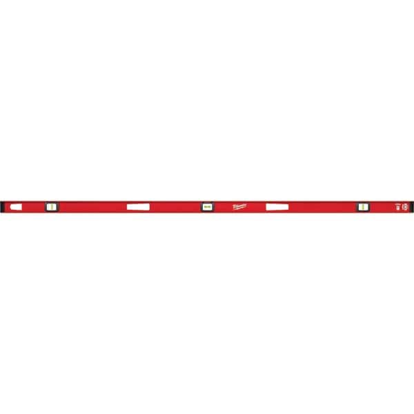 Milwaukee Tool - Box Beam, I-Beam & Torpedo Levels Level Type: I-Beam Number of Vials: 3 - Exact Industrial Supply