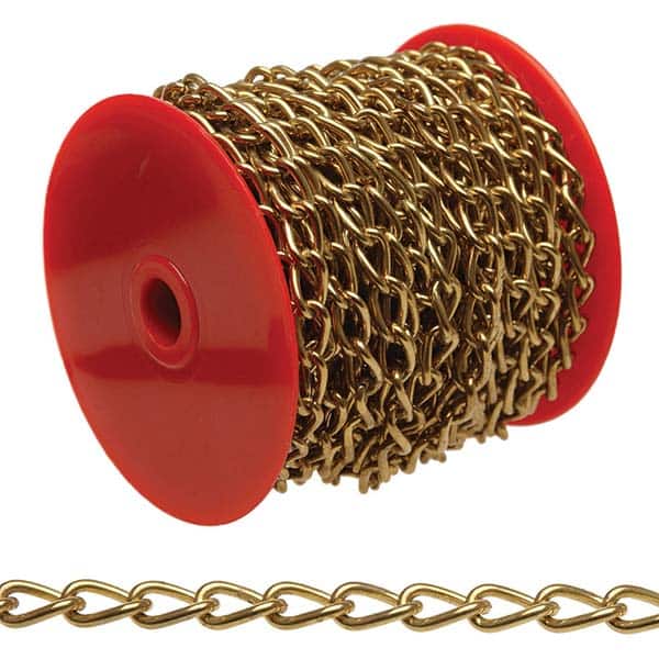 Campbell - Weldless Chain Type: Decorative Chain Load Capacity (Lb.): 5.000 - Exact Industrial Supply
