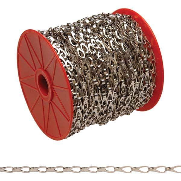 Campbell - Weldless Chain Type: Sash Chain Load Capacity (Lb.): 3.000 - Exact Industrial Supply