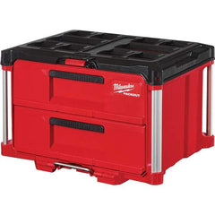 Milwaukee Tool - 2 Drawer 2 Compartment Tool Box - Exact Industrial Supply