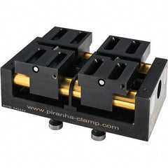 Piranha Clamp - Vise Jaw Sets Jaw Width (mm): 50.00 Set Type: Standard - Exact Industrial Supply