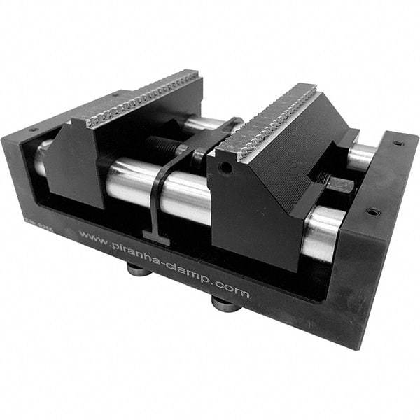 Piranha Clamp - Self-Centering Vises Jaw Width (mm): 90.00 Maximum Jaw Opening Capacity (mm): 118.00 - Exact Industrial Supply