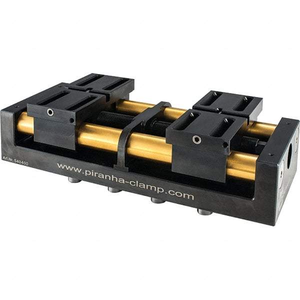 Piranha Clamp - Self-Centering Vises Jaw Width (mm): 120.00 Maximum Jaw Opening Capacity (mm): 238.00 - Exact Industrial Supply