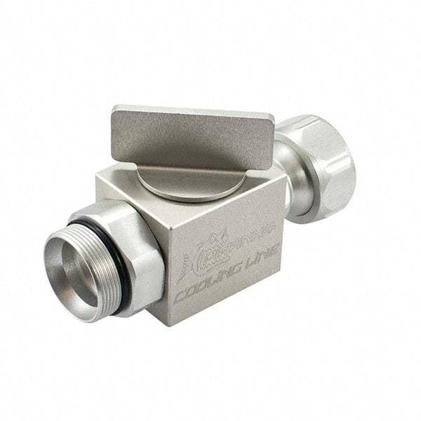 Piranha Cooling Line - Instrumentation Ball Valves Material: Aluminum Pipe Size: 0.5 (Inch) - Exact Industrial Supply