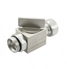Piranha Cooling Line - Instrumentation Ball Valves Material: Aluminum Pipe Size: 0.5 (Inch) - Exact Industrial Supply