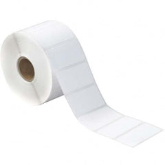 Value Collection - Pack of 12 Rolls, 1,310 Labels per Roll, 2" x 1" White Paper Thermal Labels - Exact Industrial Supply