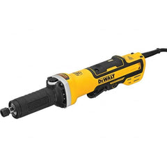 DeWALT - 1/4" Collet, 7,500-25,000 RPM, Inline, Electric Die Grinder - Exact Industrial Supply