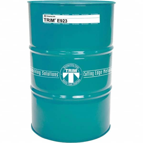 Master Fluid Solutions - TRIM E923 54 Gal Drum Cutting, Drilling, Sawing, Grinding, Tapping & Turning Fluid - Exact Industrial Supply