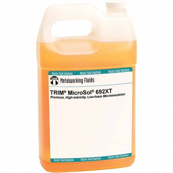 Master Fluid Solutions - TRIM MicroSol 692XT 1 Gal Bottle Cutting, Drilling, Sawing, Grinding, Tapping & Turning Fluid - Exact Industrial Supply