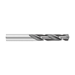 #43 Dia. × 0.089″ Shank × 1″ Flute Length × 2″ OAL, 7xD, 135°, Uncoated, 2xD Flute, External Coolant, Round Solid Carbide Drill - Exact Industrial Supply