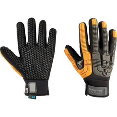 Honeywell - Size L (9), ANSI Cut Lvl A6, Abrasion Lvl 4, Rubber Coated Cut Resistant Gloves - Exact Industrial Supply