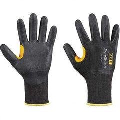 Honeywell - Size M (8), ANSI Cut Lvl A2, Puncture Lvl 1, Abrasion Lvl 6, Nitrile Coated Cut Resistant Gloves - Exact Industrial Supply