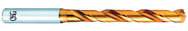8 HSS-Co High Performance EX-GOLD Jobber Drill-TiN - Exact Industrial Supply
