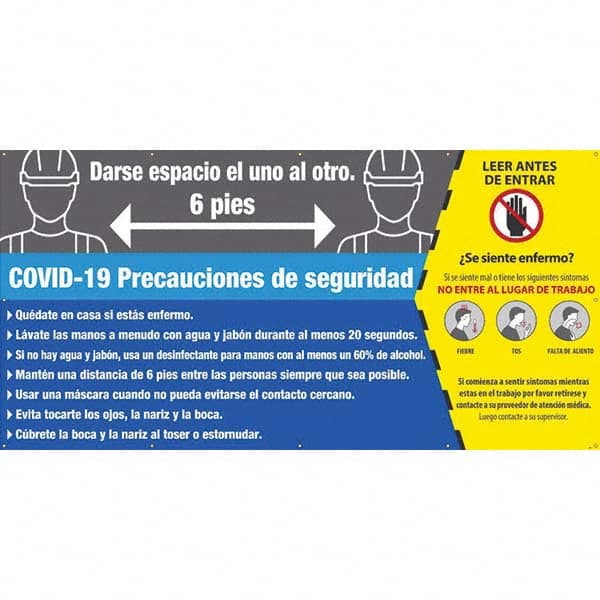 NMC - Banners Message Type: General Information Legend: COVID-19 Precauciones de seguridad - Exact Industrial Supply