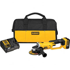 DeWALT - Angle & Disc Grinders Type of Power: Cordless Wheel Diameter (Inch): 4-1/2 - Exact Industrial Supply