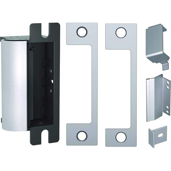 Made in USA - Electric Strikes Type: Electric Door Strike Length (Inch): 4-7/8 - Exact Industrial Supply