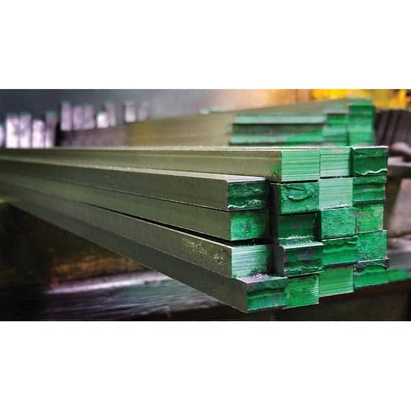 Drill Rod & Tool Steels - 72" Long x 4" Wide x 3/8" Thick O-1 Oil-Hardening Flat Stock - Exact Industrial Supply