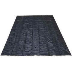 Tarp/Dust Cover: Black, Polyester, 20' Long x 16' Wide Black