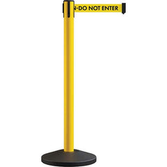 Trafford Industrial - Barrier Posts Type: Stanchion Post Color/Finish: Yellow - Exact Industrial Supply