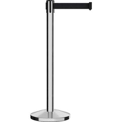 Trafford Industrial - Barrier Posts Type: Stanchion Post Color/Finish: Polished Stainless Steel - Exact Industrial Supply