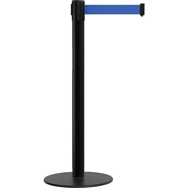 Trafford Industrial - Barrier Posts Type: Stanchion Post Color/Finish: Black - Exact Industrial Supply