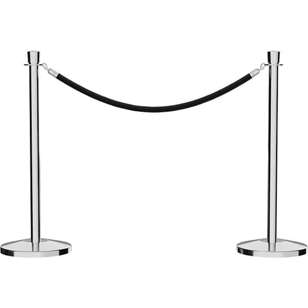 Trafford Industrial - Barrier Posts Type: Stanchion Post Color/Finish: Polished Stainless Steel - Exact Industrial Supply