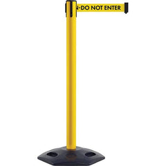 Trafford Industrial - Barrier Posts Type: Stanchion Post Color/Finish: Yellow - Exact Industrial Supply