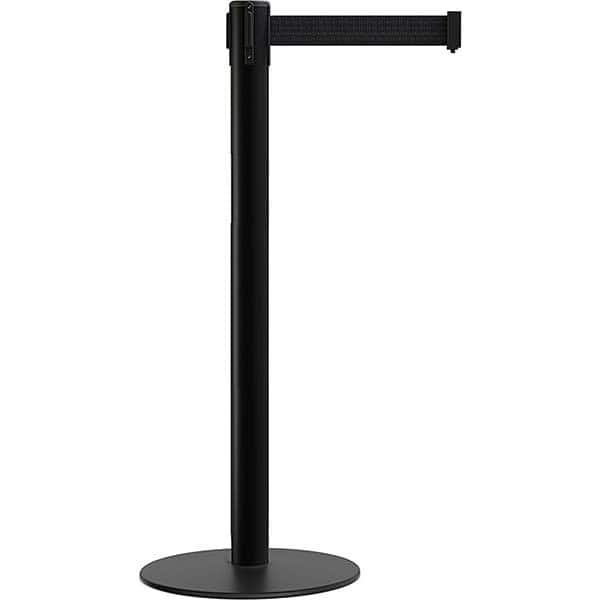 Trafford Industrial - Barrier Posts Type: Stanchion Post Color/Finish: Black - Exact Industrial Supply