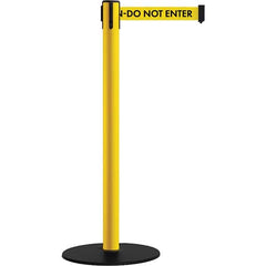 Trafford Industrial - Barrier Posts Type: Stanchion Post Color/Finish: Yellow - Exact Industrial Supply