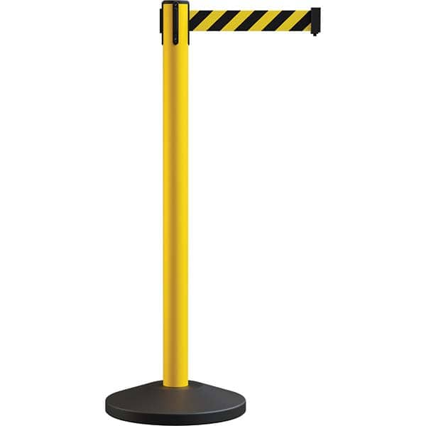 Trafford Industrial - Barrier Posts Type: Stanchion Post Color/Finish: Yellow - Exact Industrial Supply