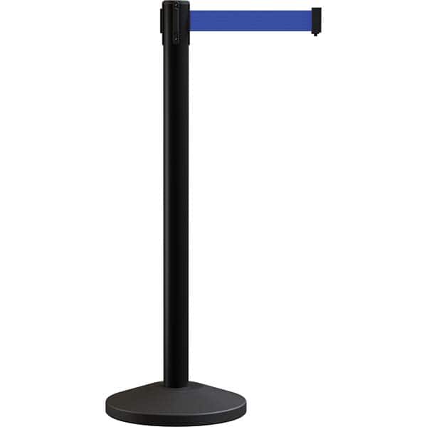 Trafford Industrial - Barrier Posts Type: Stanchion Post Color/Finish: Black - Exact Industrial Supply