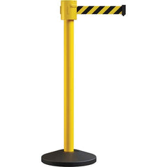 Trafford Industrial - Barrier Posts Type: Stanchion Post Color/Finish: Yellow - Exact Industrial Supply