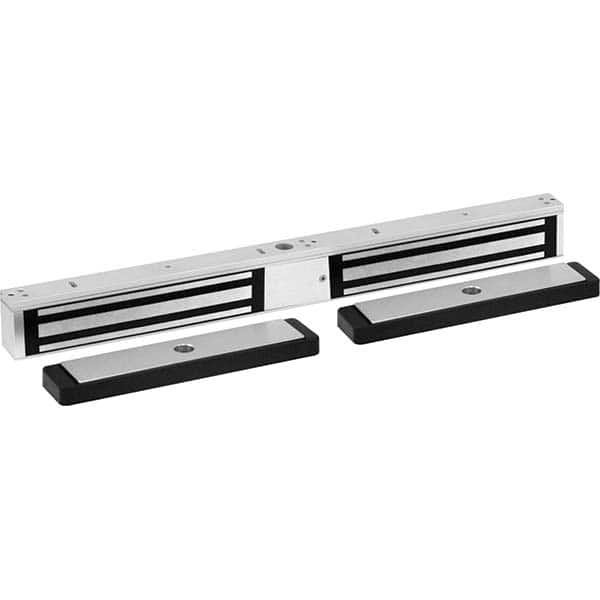 Made in USA - Electromagnet Locks Average Magnetic Pull (Lb.): 1200.000 (Pounds) Length (Inch): 25 - Exact Industrial Supply