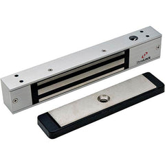 Made in USA - Electromagnet Locks Average Magnetic Pull (Lb.): 650.000 (Pounds) Length (Inch): 10-1/2 - Exact Industrial Supply